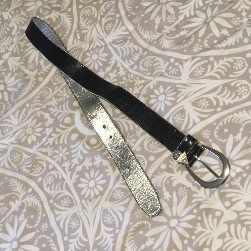 Guess Black/ Silver Belt